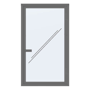 Fenêtre à la française 1 battant anthracite