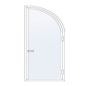 Fenêtre à la française 1 battant cintré