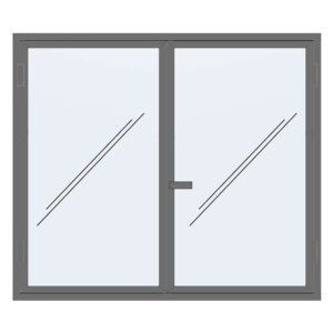 Fenêtre à la française 2 battants anthracite