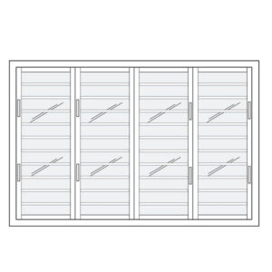 Jalousie de sécurité quadruple