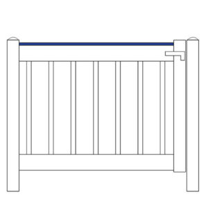 Portillon simple de garde-corps