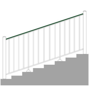Garde-corps rampe d’escalier